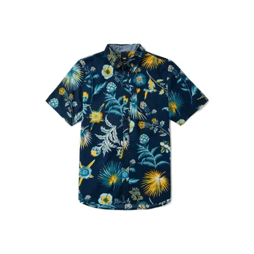 Vans CALIFAS Темно-синий Мужские Рубашки