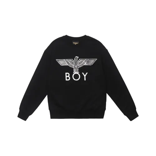 Boy London Толстовка Мужская Черная с Серебряным Принт
