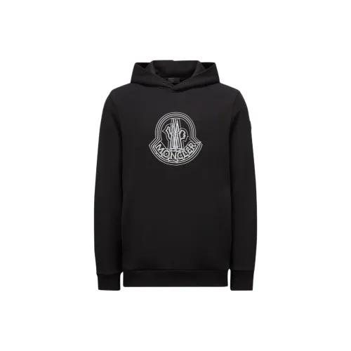 MONCLER Черные Мужские Свитшоты