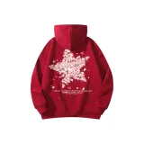 Бургундский, Вишневый, Цветок, Звезды