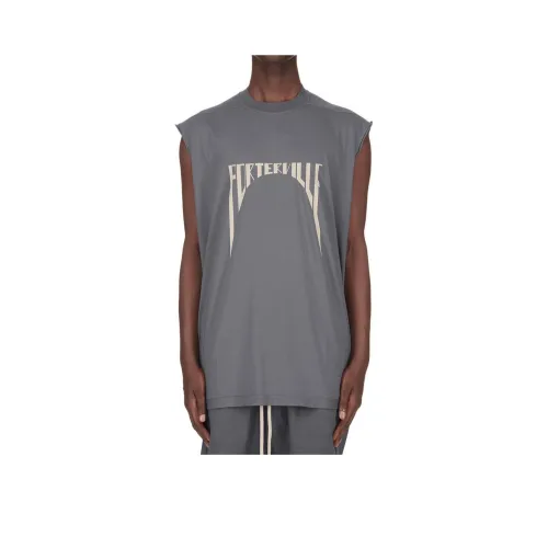 Rick Owens DRKSHDW FW24 T Рубашка Мужская Драгоценный камень Цвет