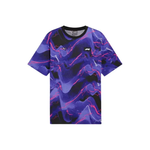 PUMA F1AOP FW24 T Рубашка Мужская Черная