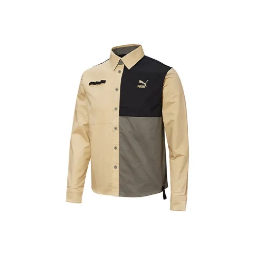PUMA Хаки Мужские Рубашки