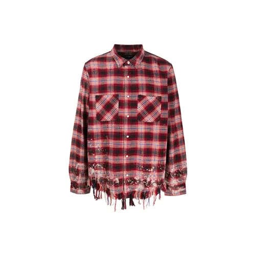 AMIRI Red Мужские Рубашки