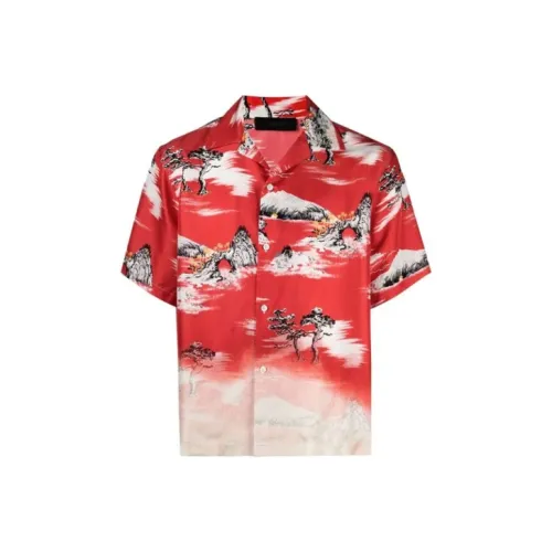 AMIRI Red Мужские Рубашки