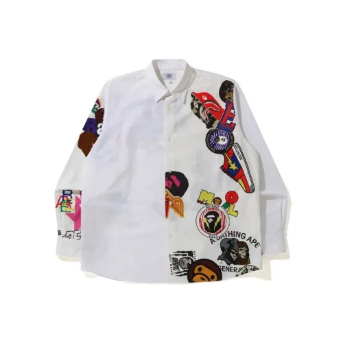 A BATHING APE Bape Мужские рубашки