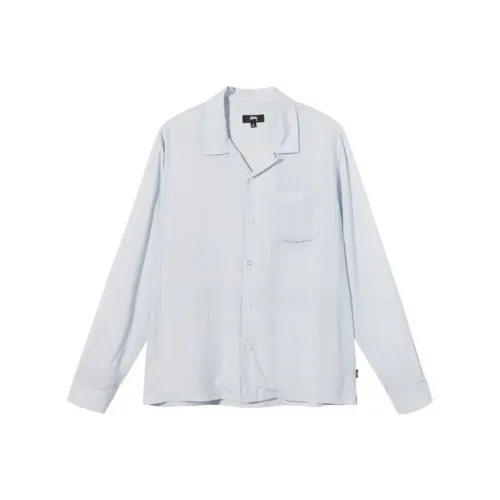 Stussy Светло-серый Унисекс Рубашки