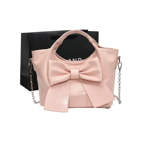 PINK·LAND ПУ (полиуретан) Сумка Женская Серебряная Розовая Черная Экрю