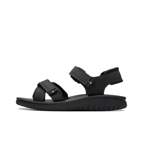 Clarks Wesley Shore Пляжные сандалии Мужской Черный