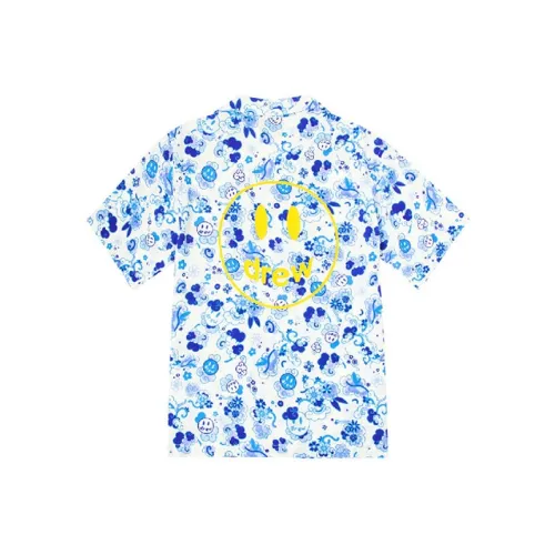 Drew House Smiley Collection Danube Синий Унисекс Рубашки