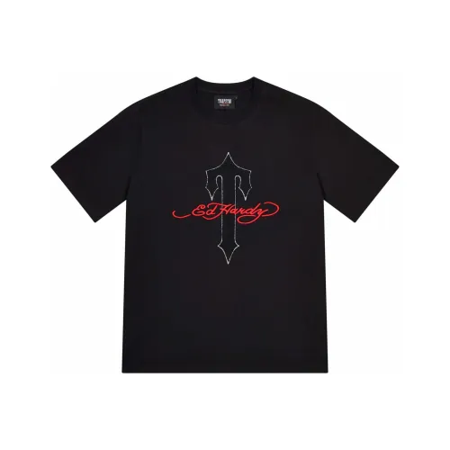 ED HARDY X Trapstar Collaboration FW24 T-Shirt Унисекс Черный
