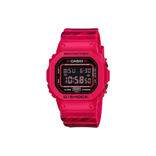 CASIO Кварцевый Movement Унисекс Часы 48,9mm*42,8mm*13,4mm Красные