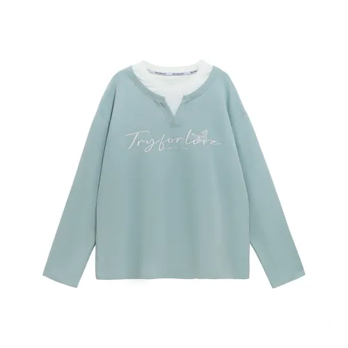 Tryforlove T-Shirt Мужской Светло-Серый Зеленый