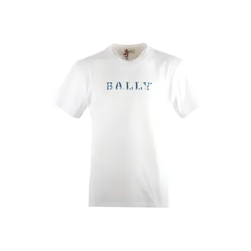 BALLY Белая Мужская T-Рубашка