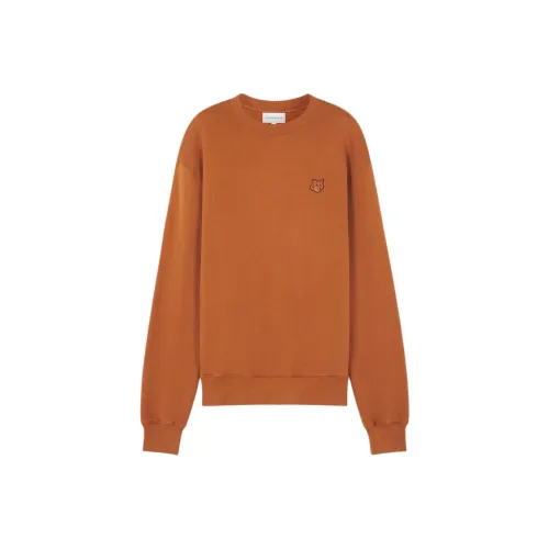 Maison Kitsune SS24 Свитшот Мужской Tobacco