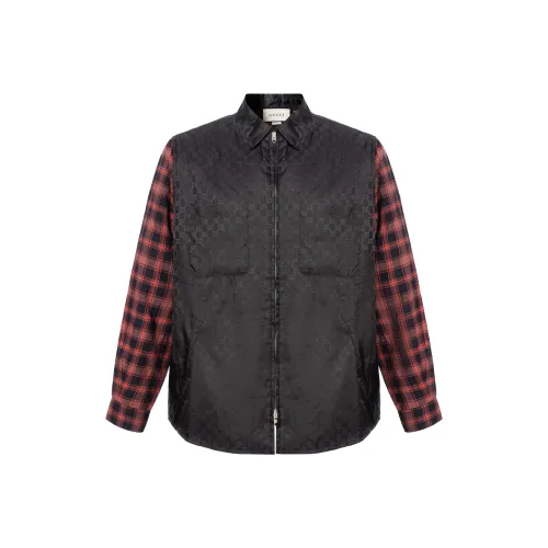 GUCCI Мужские черные рубашки