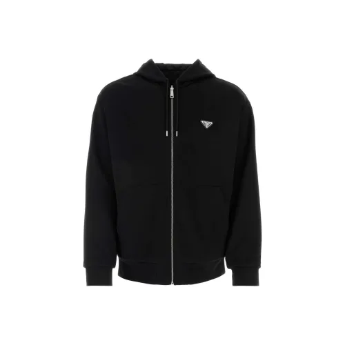 PRADA Мужские черные свитшоты