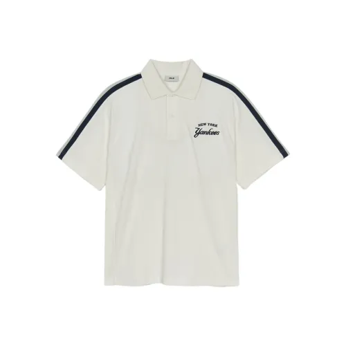 MLB Base Logo New York Yankees Overfit T-Shirt Мужская Кремовая