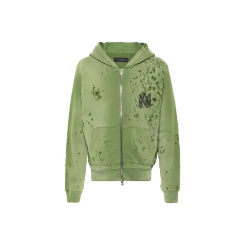 AMIRI SS24 Свитшот Мужской Ферн Зеленый