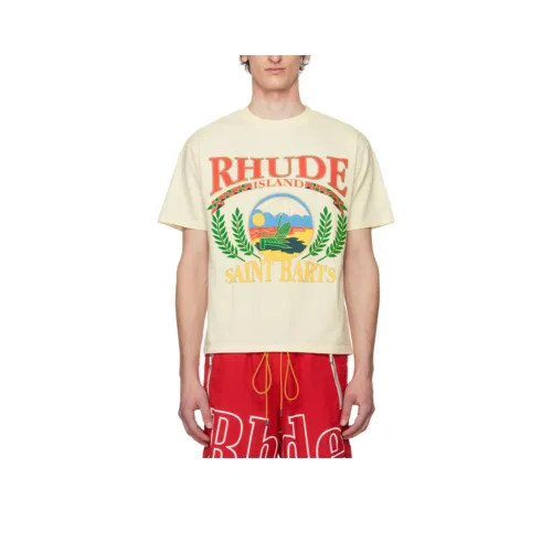 RHUDE Желтая Мужская Футболка