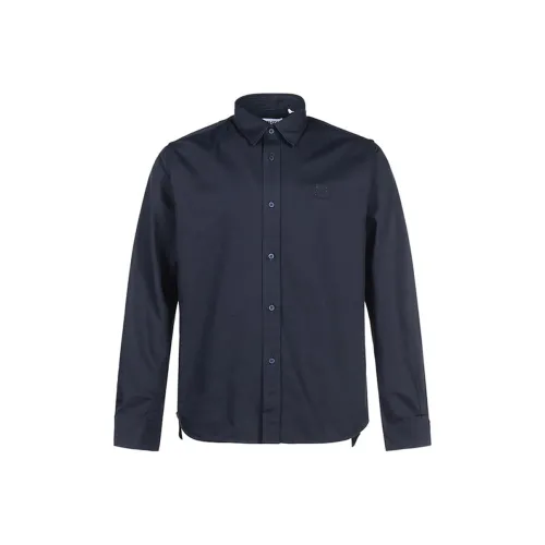 KENZO Мужские рубашки морского синего цвета