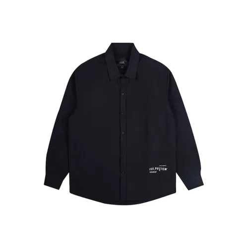 ISO.POETISM Черные Мужские Рубашки