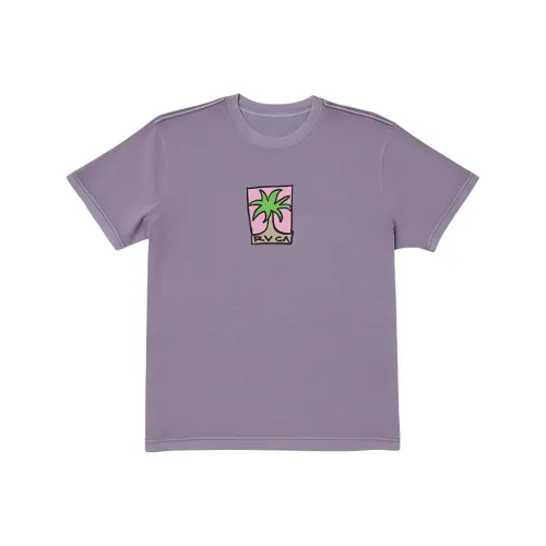 RVCA Шалфейный Фиолетовый Мужские T-Рубашки