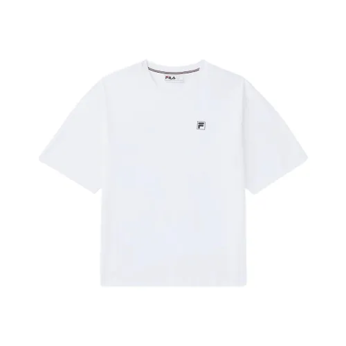 FILA GOLF серия FW24 COUNTRY Клуб Course Карта Bo T Рубашка Унисекс Белый