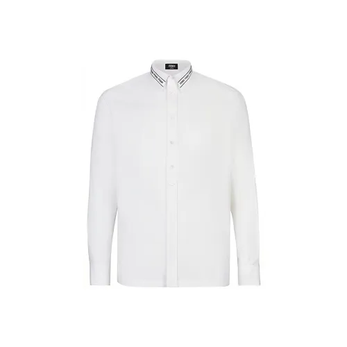 FENDI Белые Мужские Рубашки