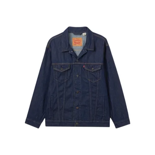 Levis Джинсовый синий Мужские Джинсовые куртки