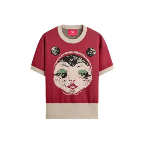 ZARA HARRY LAMBERT Co Бренд Каштановый Унисекс T Рубашки