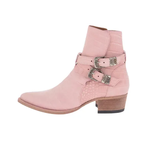 AMIRI Ботильоны 5 см Мужской Розовый