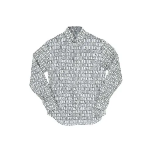 DIOR Quarterly New Products Синий Мужской Рубашки