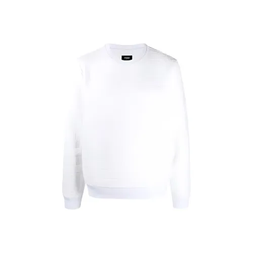 Fendi Белый Мужской Свитшот