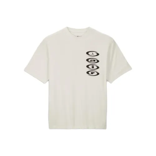 Travis Scott x Air Jordan Серия Одежды Рубашка Мужская Бежевая