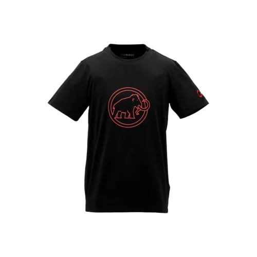 MAMMUT QD Черная мужская футболка с коротким рукавом