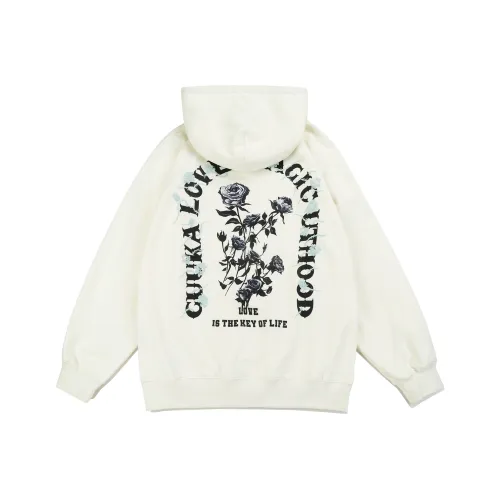 Guuka Тяжелый худи для мужчин 100% хлопок унисекс белый