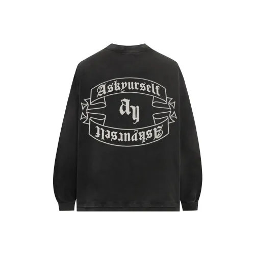 Askyurself Длинный рукав Т-рубашка Унисекс