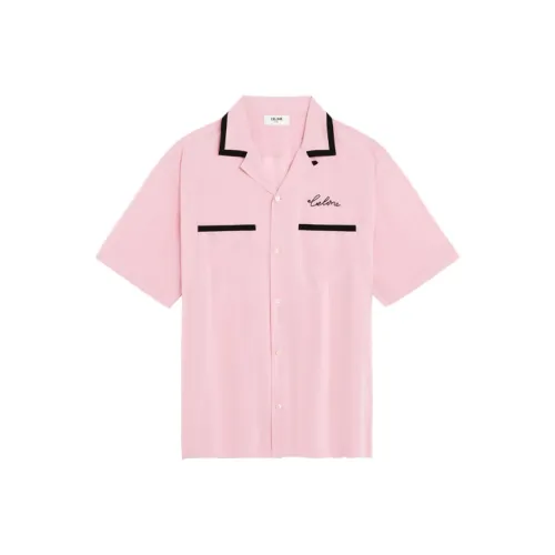 CELINE Розовые Мужские Рубашки