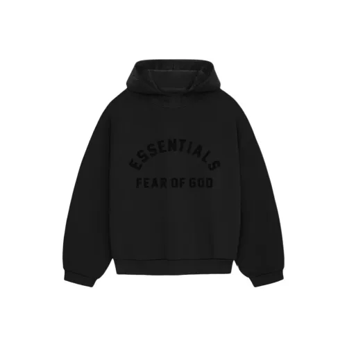 Fear of God ESSENTIALS Глубокий черный/Глубокий черный Мужские Свитшоты