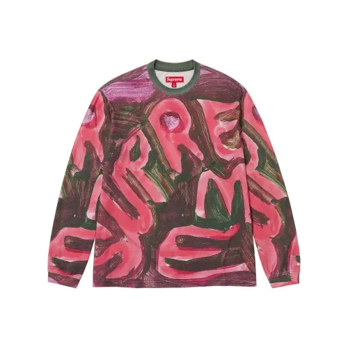 Supreme SS24 WEEK1 Краска L S Топ Свитшот Унисекс Многоцветный