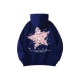 Королевский синий, вишневый цветок, звезды