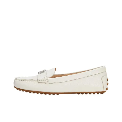 LAUREN RALPH LAUREN Barnsbury Лоферы на резиновой подошве Женские Белые
