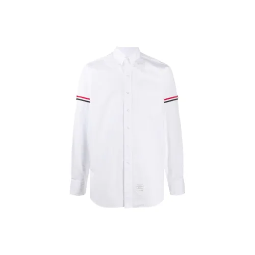 THOM BROWNE Белые Мужские Рубашки