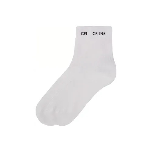 CELINE 1 шт Белые Женские носки