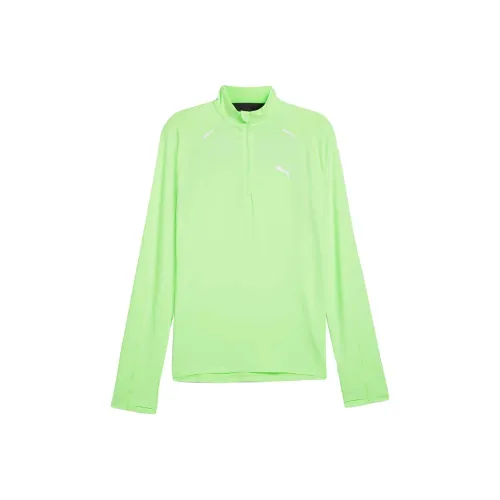 PUMA RUN CLOUDSPUN Яблочно-зеленый Мужская футболка с коротким рукавом
