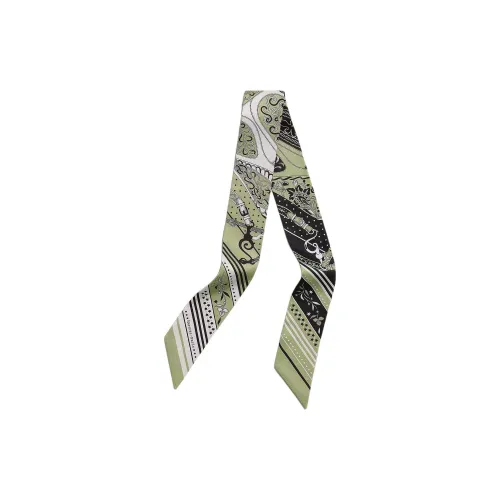 HERMES Шелковые шарфы Женские Зеленый