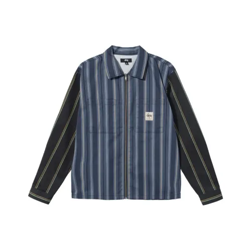 Stussy Синие Унисекс Рубашки