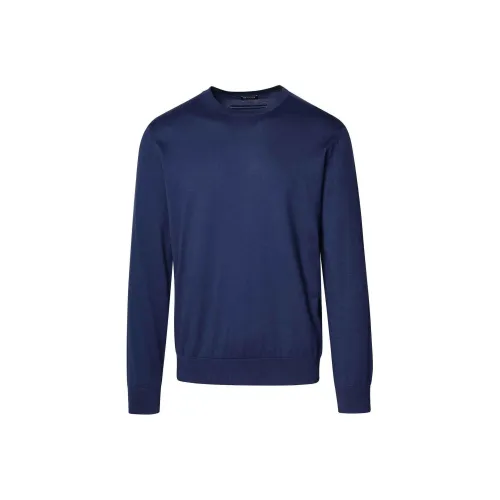 Ermenegildo Zegna Blue Men's Sweatshirts Эргенжильдо Зегна Синий Мужской Свитшот