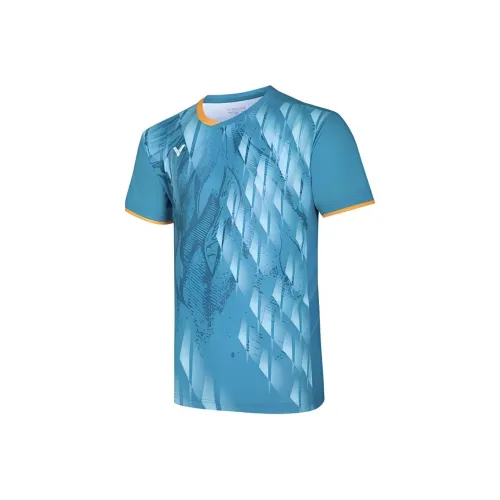 VICTOR Синие Унисекс Футболки